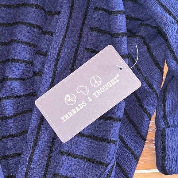 Threads 4 Thought Cardigan Malvina Midnight XS - Picture 6 of 10